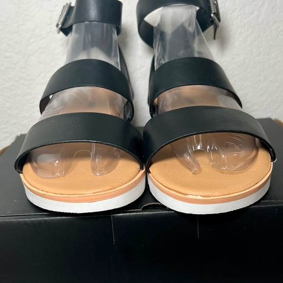 SOLD Better Recognize Strappy Sandals - Black - Picture 3 of 7